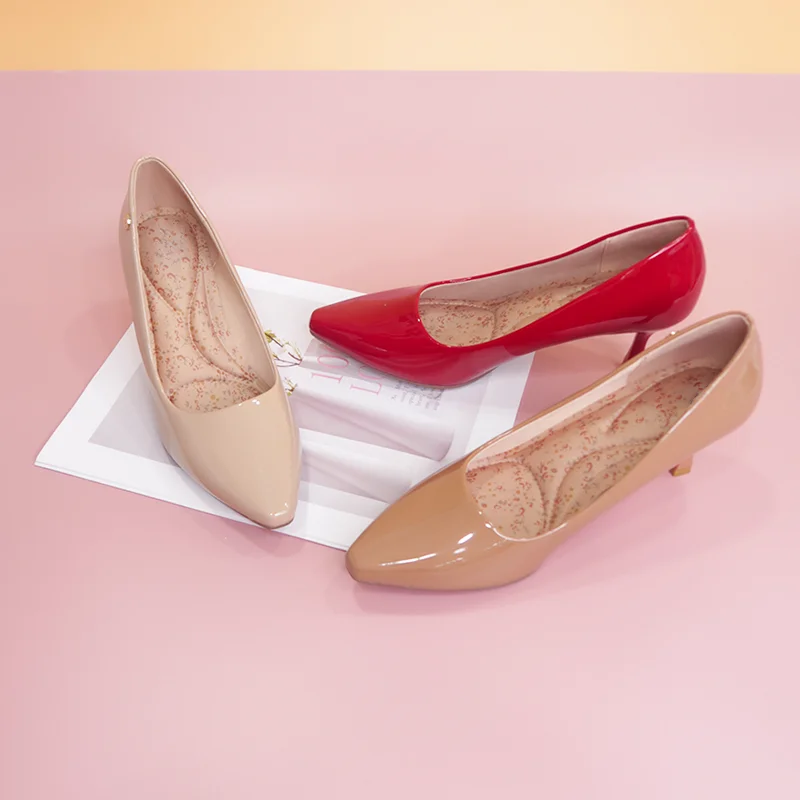 2021 chaussures femmes shoe girls pointed hills office set work pump formal heel autumn dress woman custom ladies womens pumps