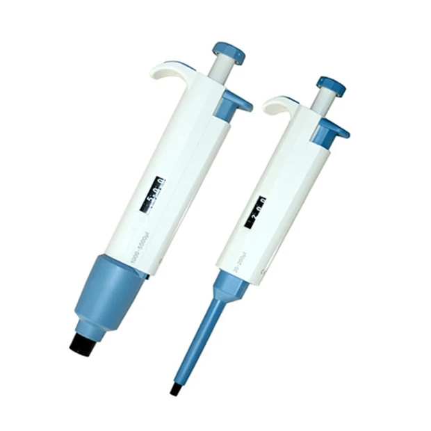 Laboratory liquid adjustable volume pipette gun single channel manual pipette automatic micropipette fixed volume