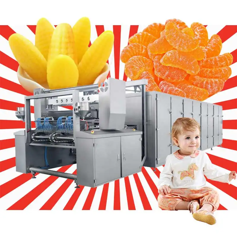 2025 Shanghai QHBAKE Machinery gummy candy and hard candy making machine Jelly depositor machine