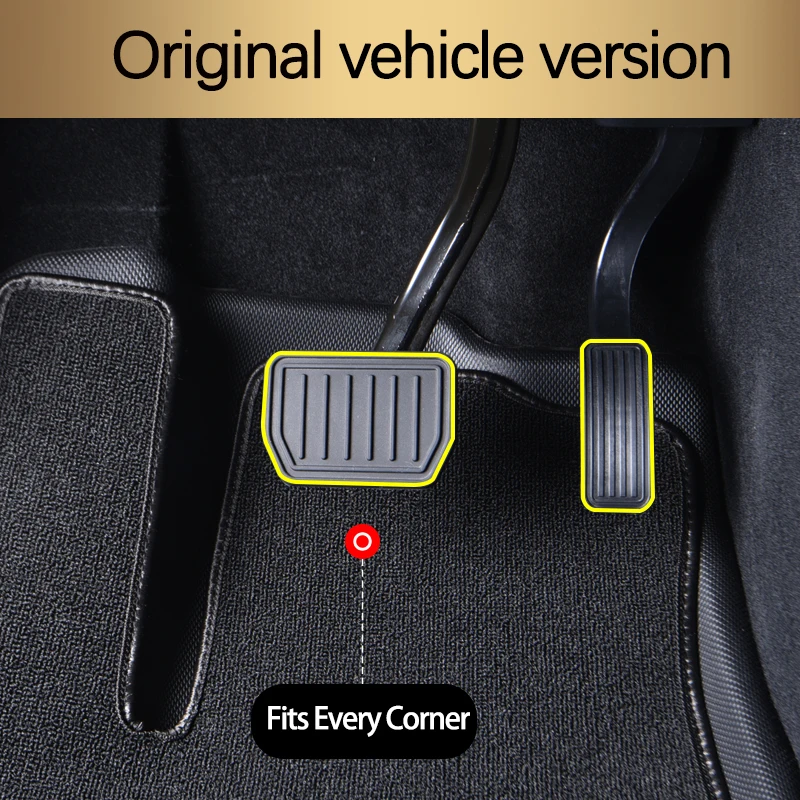 Tesla Model S Floor Mats 3D Full Set Liners All-Weather Anti-Slip Waterproof car mat for 2022 2021 Model S