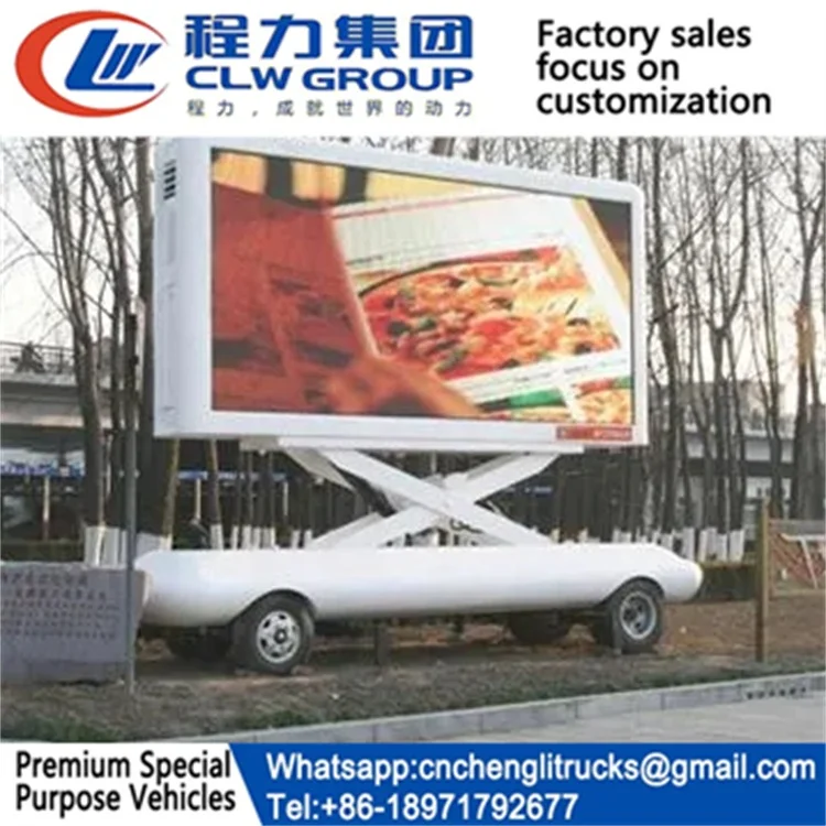 P16 Mobile Advertising Truck Exterior LED Display Led screen mobile advertising trucks for sale