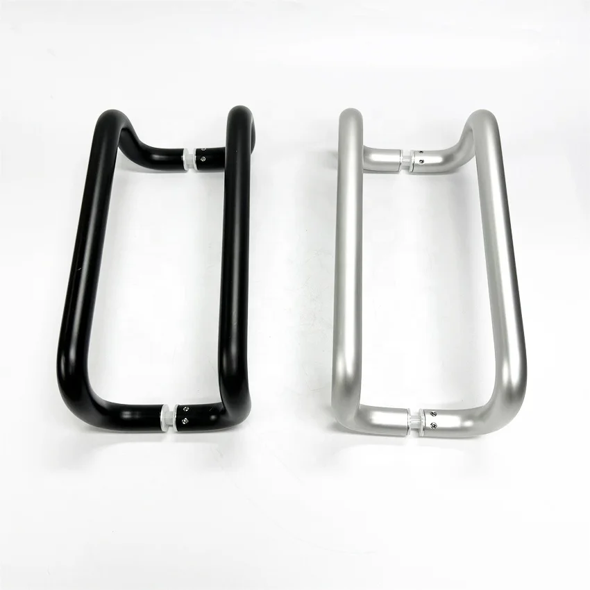 Back To Back Aluminium Offset Door Pull Handle