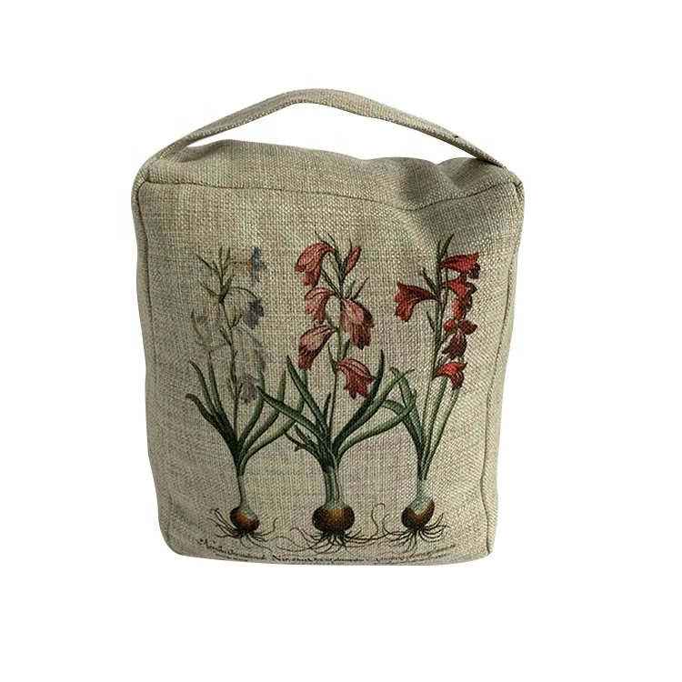 simple style home decor door stopper with handle and stand bag unique door stopper