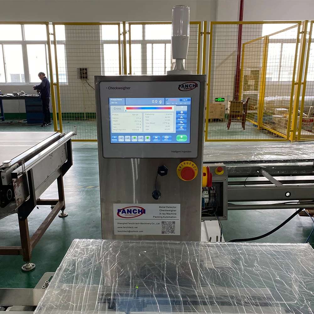 Automatic Checkweigher belt conveyor check weigher inline scales for packaged food production line