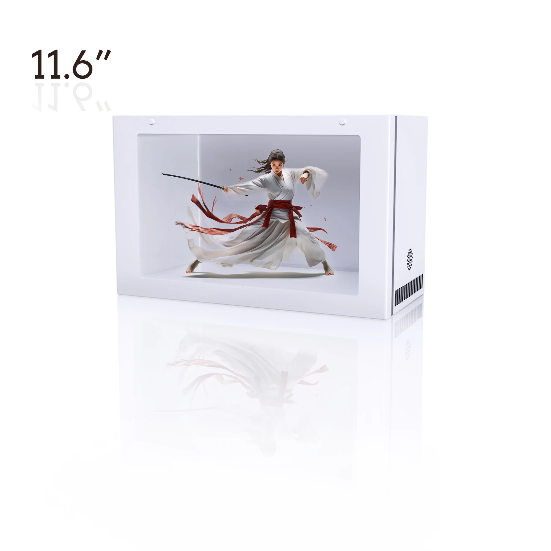 11.6 inch touch LCD advertising transparent lcd display box transparent lcd showcase for Jewelry exhibition