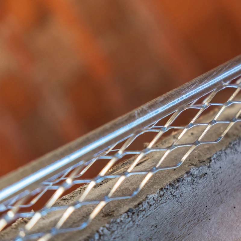 Galvanized Steel Wall Angle Plastic Corner Bead 1-1/4 in. X 8 ft. 103 Deluxe Metal Corner Bead