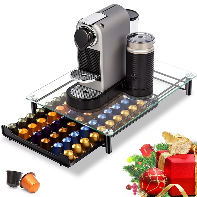 2022 Лидер продаж 60 кофе Nespresso капсула ящик коробка рамка стекло
