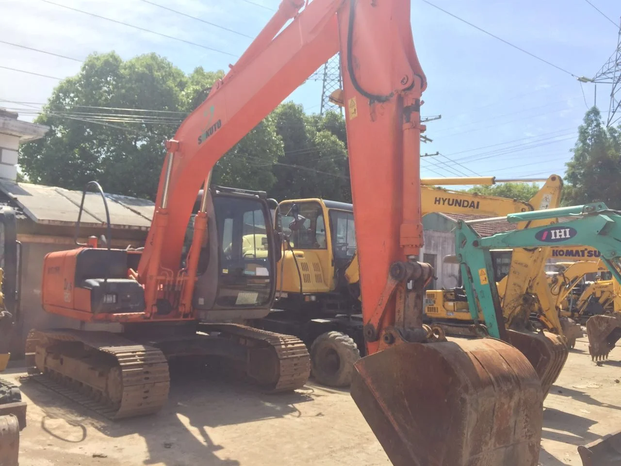 Japanese Used Hitachi ZX120 Hydraulic Excavator With Original Engine for sale