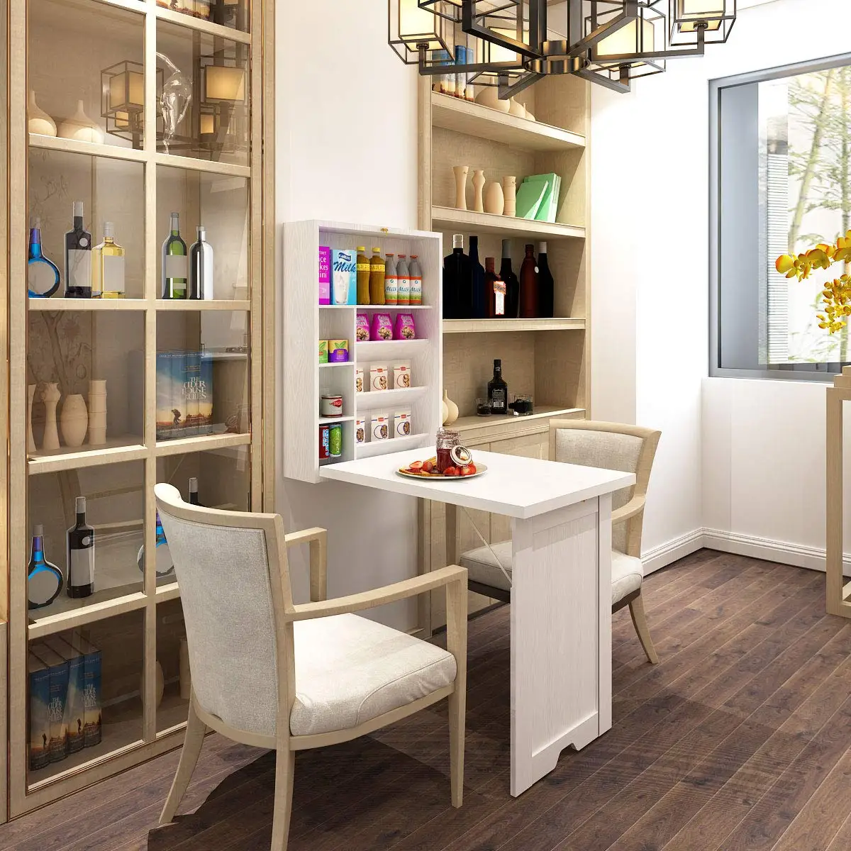 Hot Selling Space Saving Furniture Fold Out Convertible Wall Mount Desk Study Table Cheap Folding Office Computer Desk