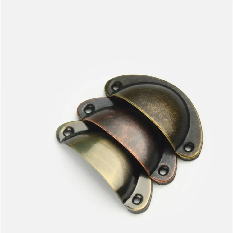 lower price shell handle different iron or aluminum drawer handles