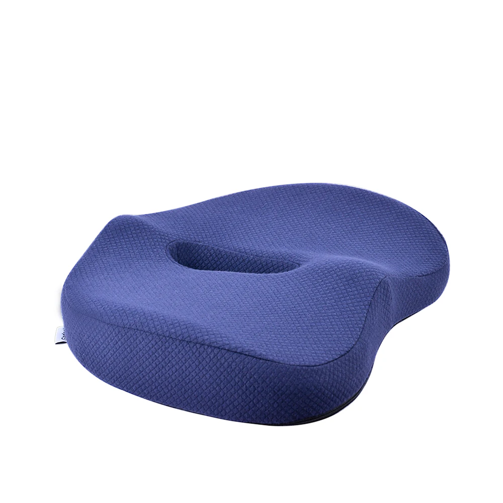 Beezin Custom Orthopedic Car Ergonomic Pressure Pain Relief Office Chair Memory Foam Coccyx Soft Car Seat Cushion Pillow