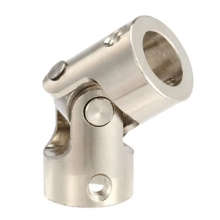
17-4Steel 18-8Steel AISI4140 #45 Steel Heat Treatment 10mm to 10mm Inner Dia Rotatable Universal Steering Shaft U Coupler Joint 