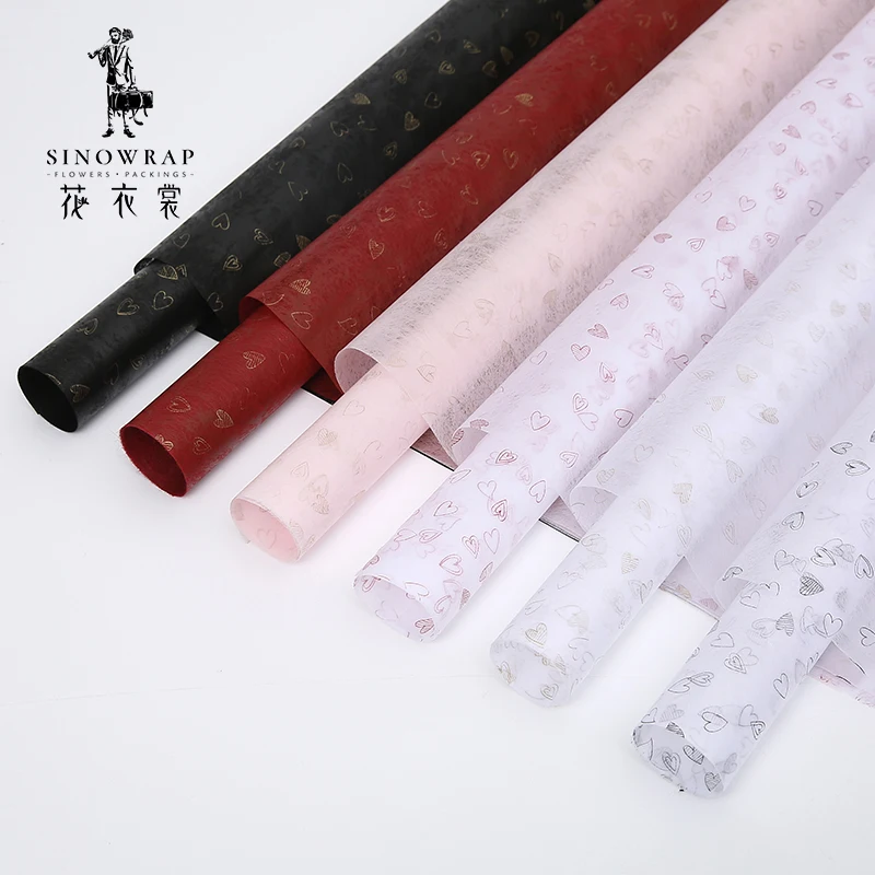 2021 Новое поступление декоративная оберточная бумага с узором сердца для Дня Святого Валентина