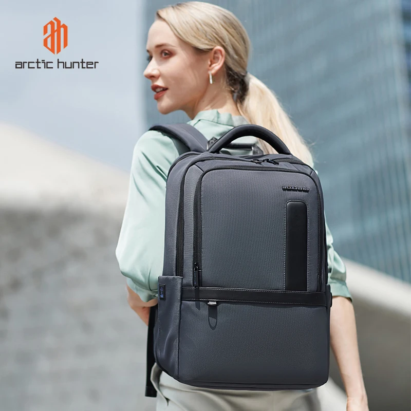 ARCTIC HUNTER Backpack For Travelling  Mens  BackPacks Business expandable Laptop Backpack Bag With USB Charging Port mochila