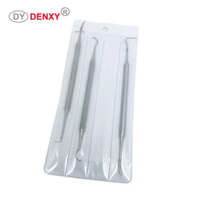 Стоматологический Набор для гигиены полости рта Denxy стоматологические инструменты хирургических инструментов набор стоматологических 3 шт. с зеркалом/пинцетом/зондом