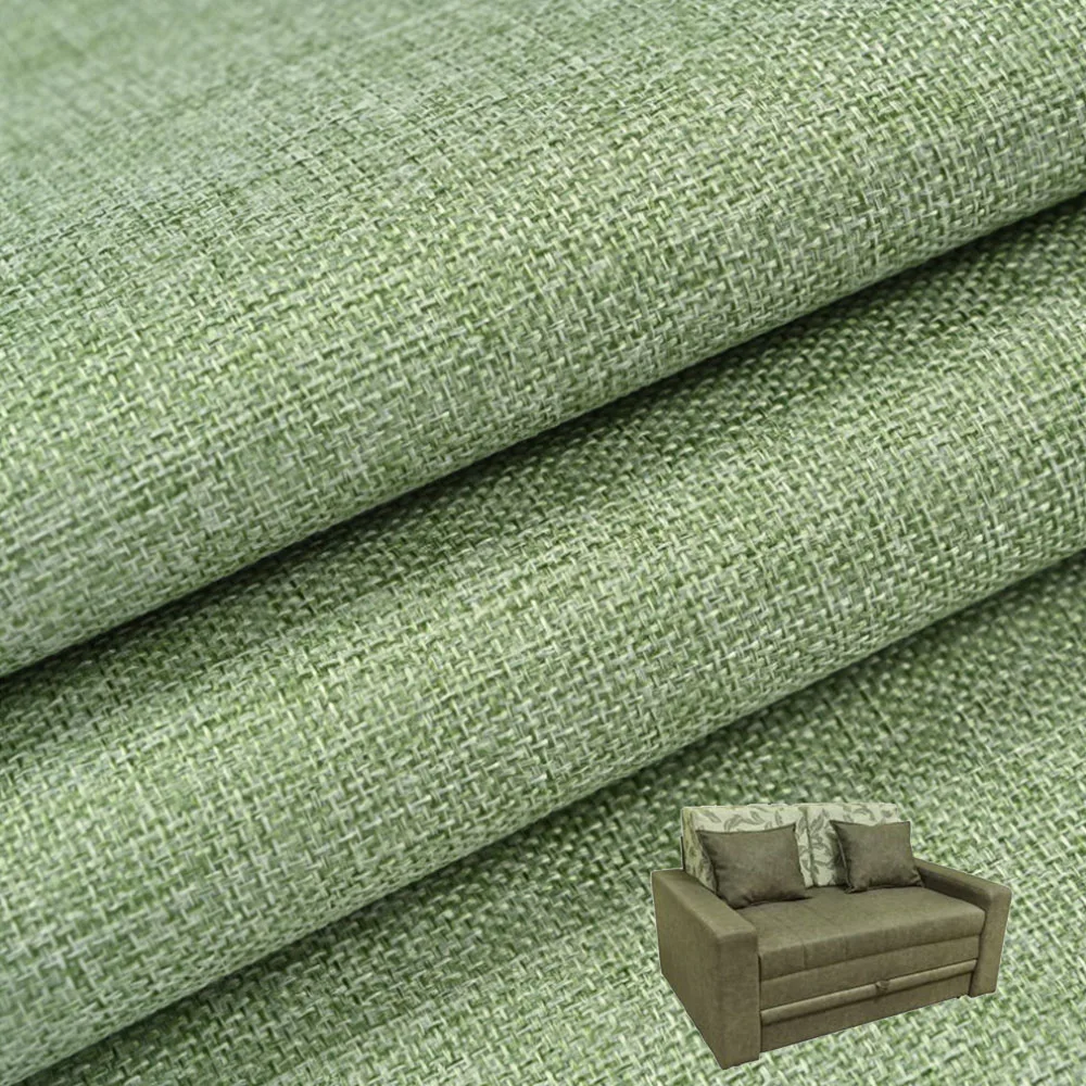 Spot Supply sofa cloth  wholesale 300D 700D 800D 1200D cationic dye two tone linen look sofa furniture storage fabric