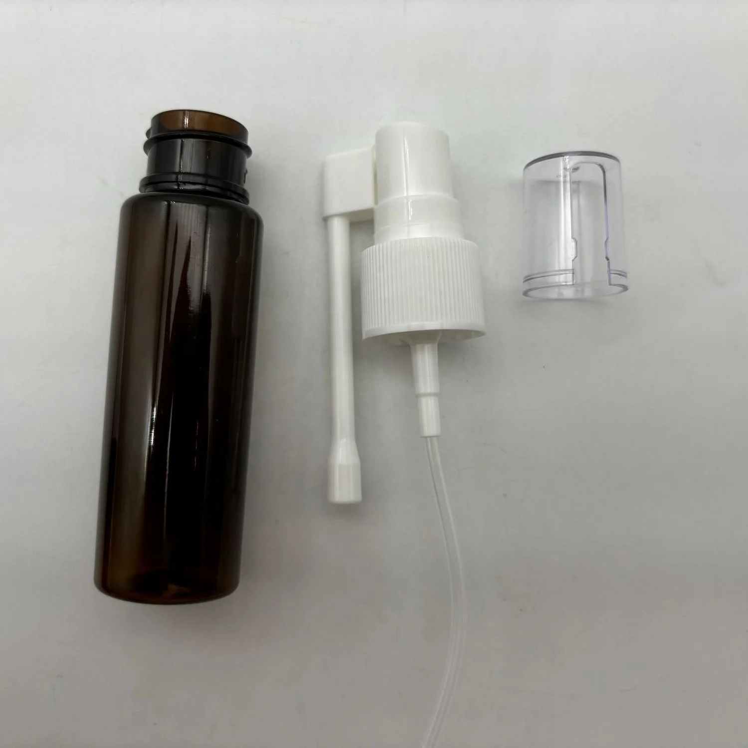 High Quality   30ml  Brown  Plastic  Spray  Bottle  with  360  Degree Rotation Atomizer  For  Travel  Home  Use