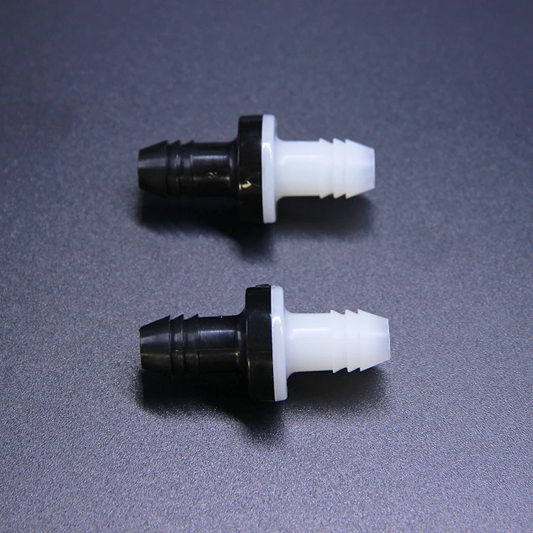 Plastic one way non-return miniature diaphragm check valve