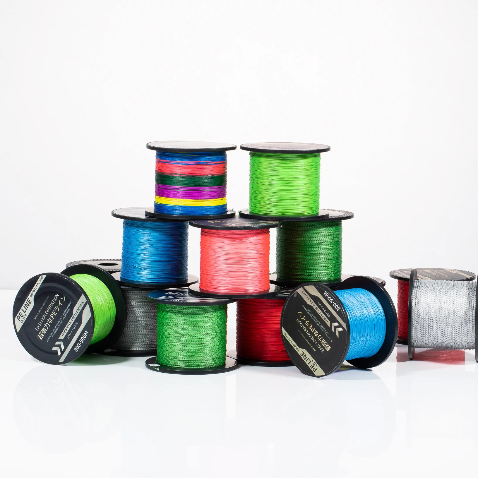 Chinese Suppliers High Quality 8 Strand Rapid Sinking Strength Fishing Line Braid Pe