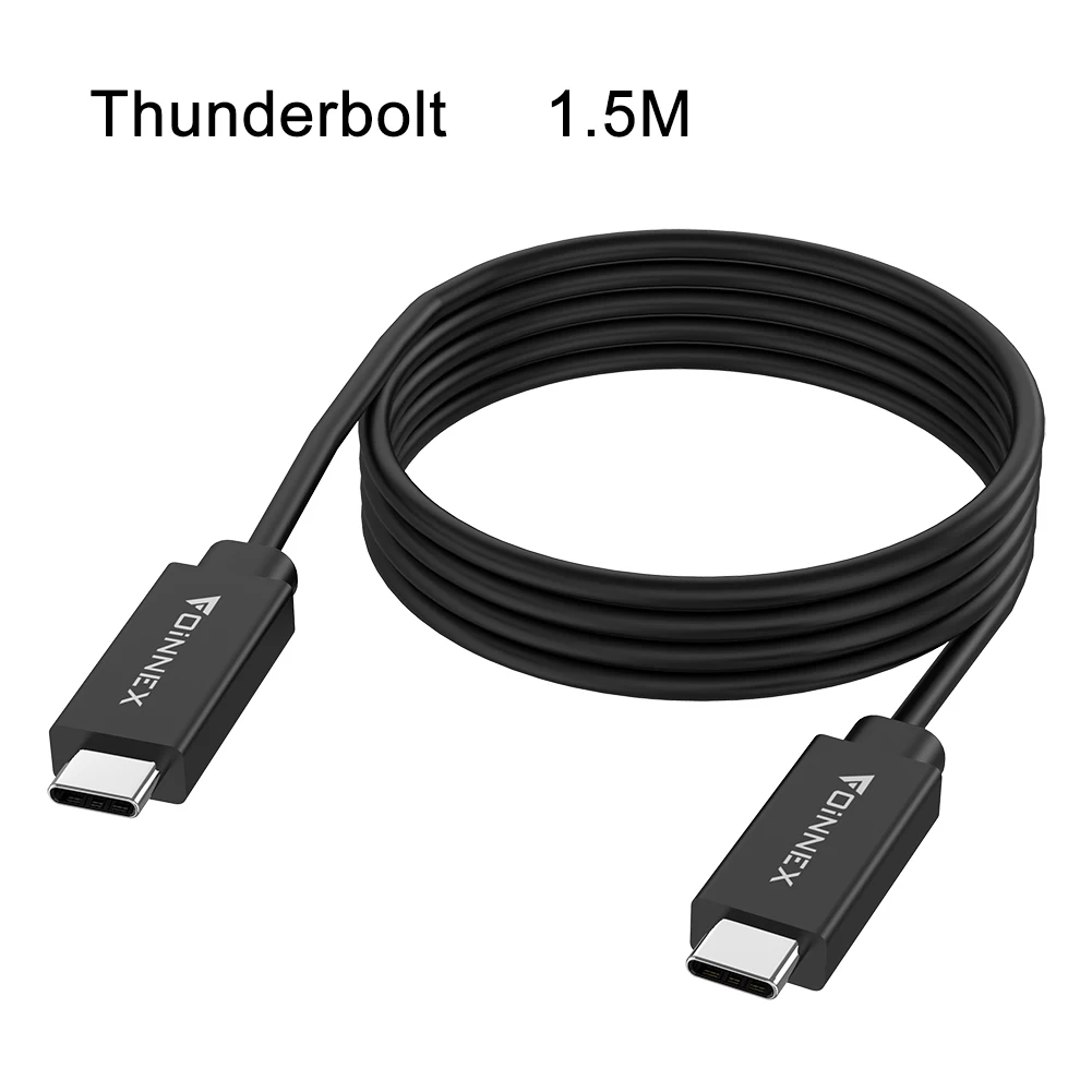 Thunderbolt 3 Cable  40Gbps - USB C to USB C Cable  USB Type C Charger thunderbolt3 data cable
