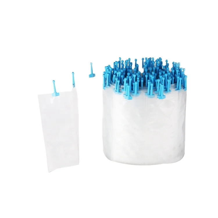 100ml PE Transparent Disposable environmental Semen Bag In Rolls