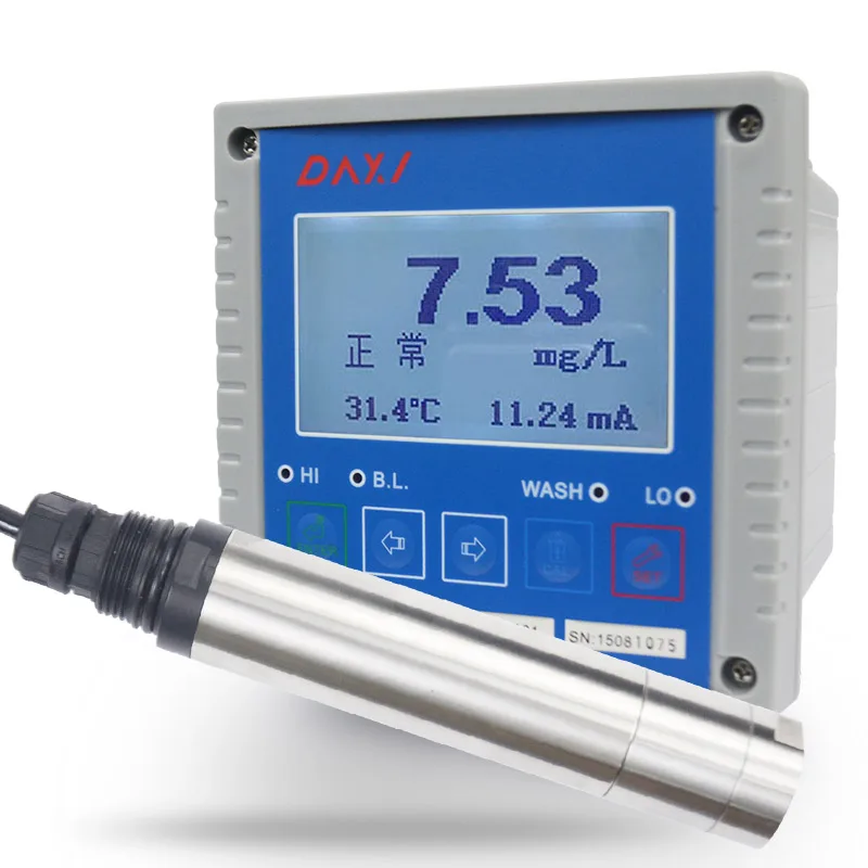 Optical titanium alloy dissolved oxygen probe monitor price sale in water treatment