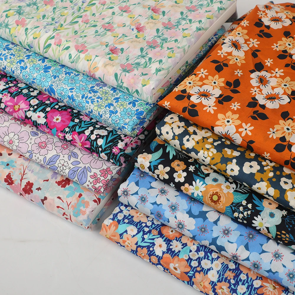 2024 new designs digital tana Printed liberty cotton 100% Cotton Fabric Prices lawn for liberty style dress