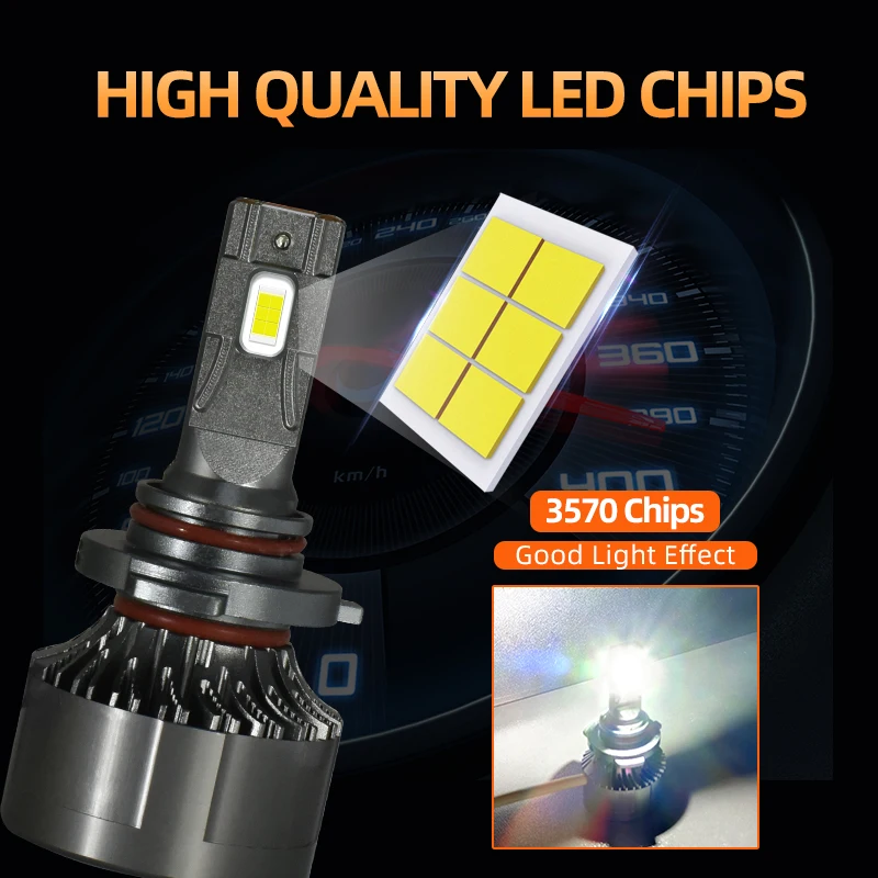 ODM High Power Focos Led Lampadas Faros Auto Lighting System 130W Headlamps H7 H4 Luces Led Moto Headlight Car Light Accessories