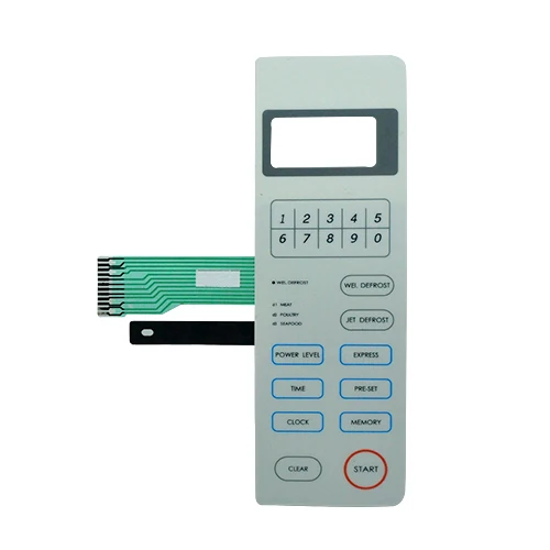 Индивидуальные бытовые приборы, экранирующий слой, мембранная клавиатура для микроволновой печи