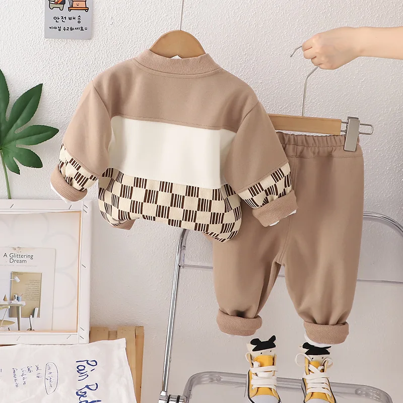 Cartoon 3 pieces set elegant clothes for kids girls and boys 2 years