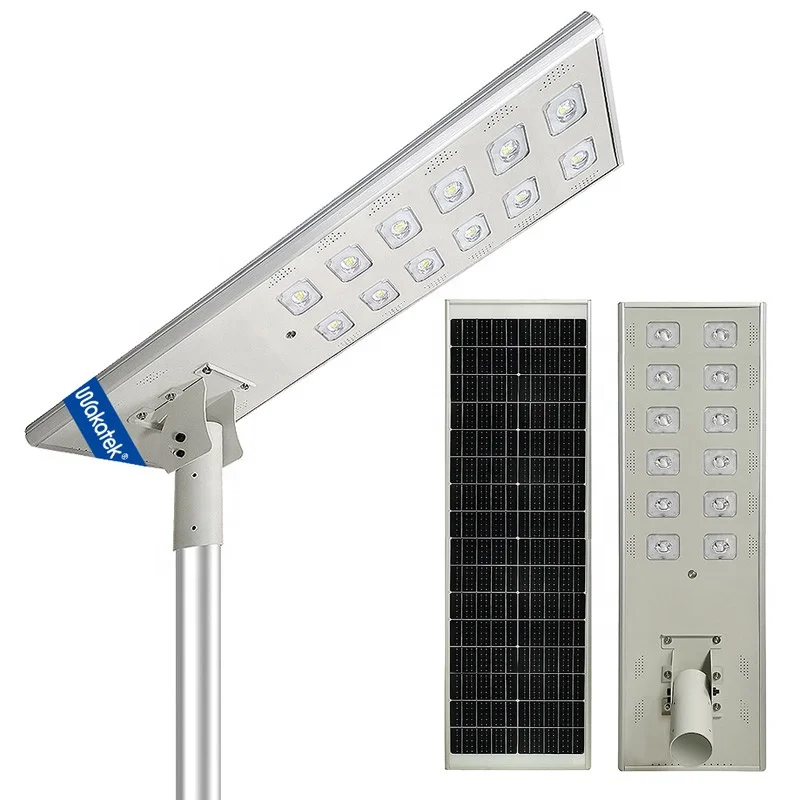 WAKATEK High Class and New Technology 100w All In One Solar Street Light