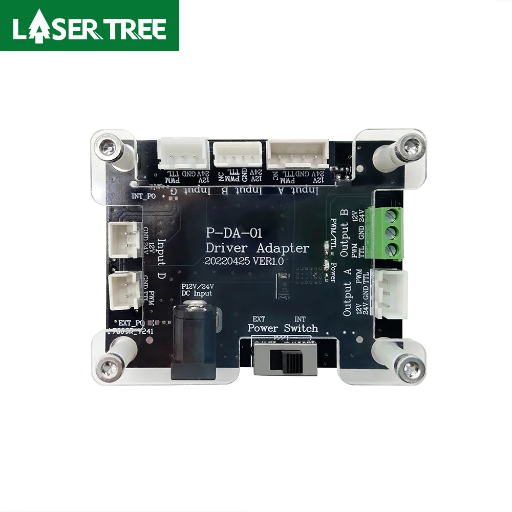 LASER TREE Laser Module Accessories for 20W Optical Power 450nm Blue Laser Engraving Module Cutting Head with Air Assist Nozzles