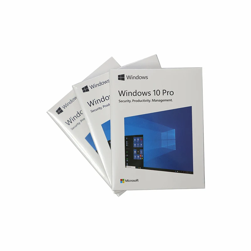 Windows 10 Pro ключ USB Розничная коробка полный пакет USB глобальная онлайн Лицензия активации цифровое подлинное американское программное обеспечение