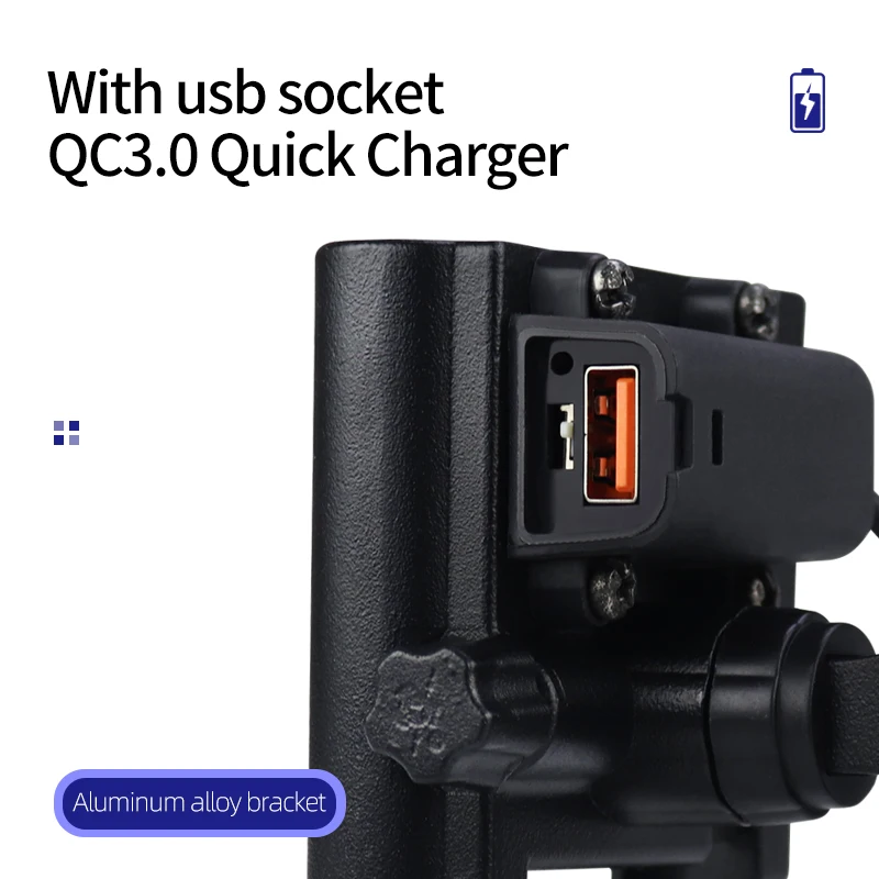 Aluminium Alloy Mobile Phone Holder Bike Motorcycle Cell