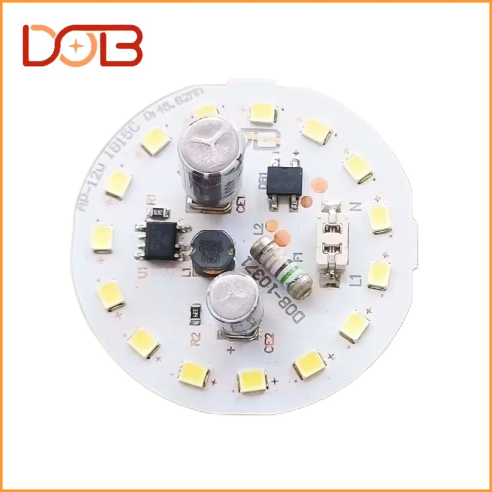 12w Ac 85V-265V Factory Outlet Aesthetic Smd T Bulb China Manufacturer Module New Product Lighting Durable Dob Pcb Square Board