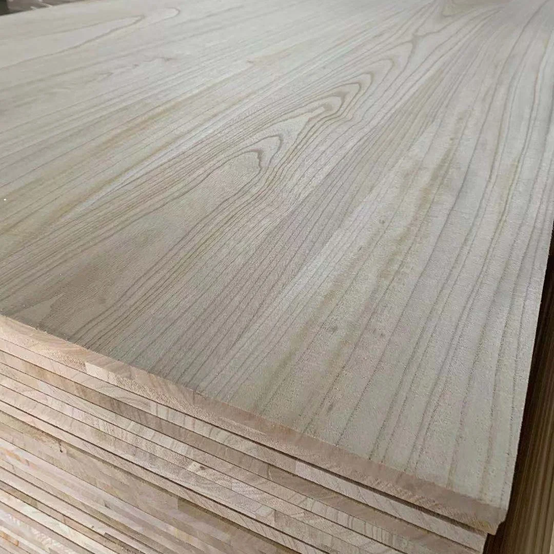 Hot Sale Bleached Paulownia Soild Wood 4X8 ft Lumber Board Prices High Quality