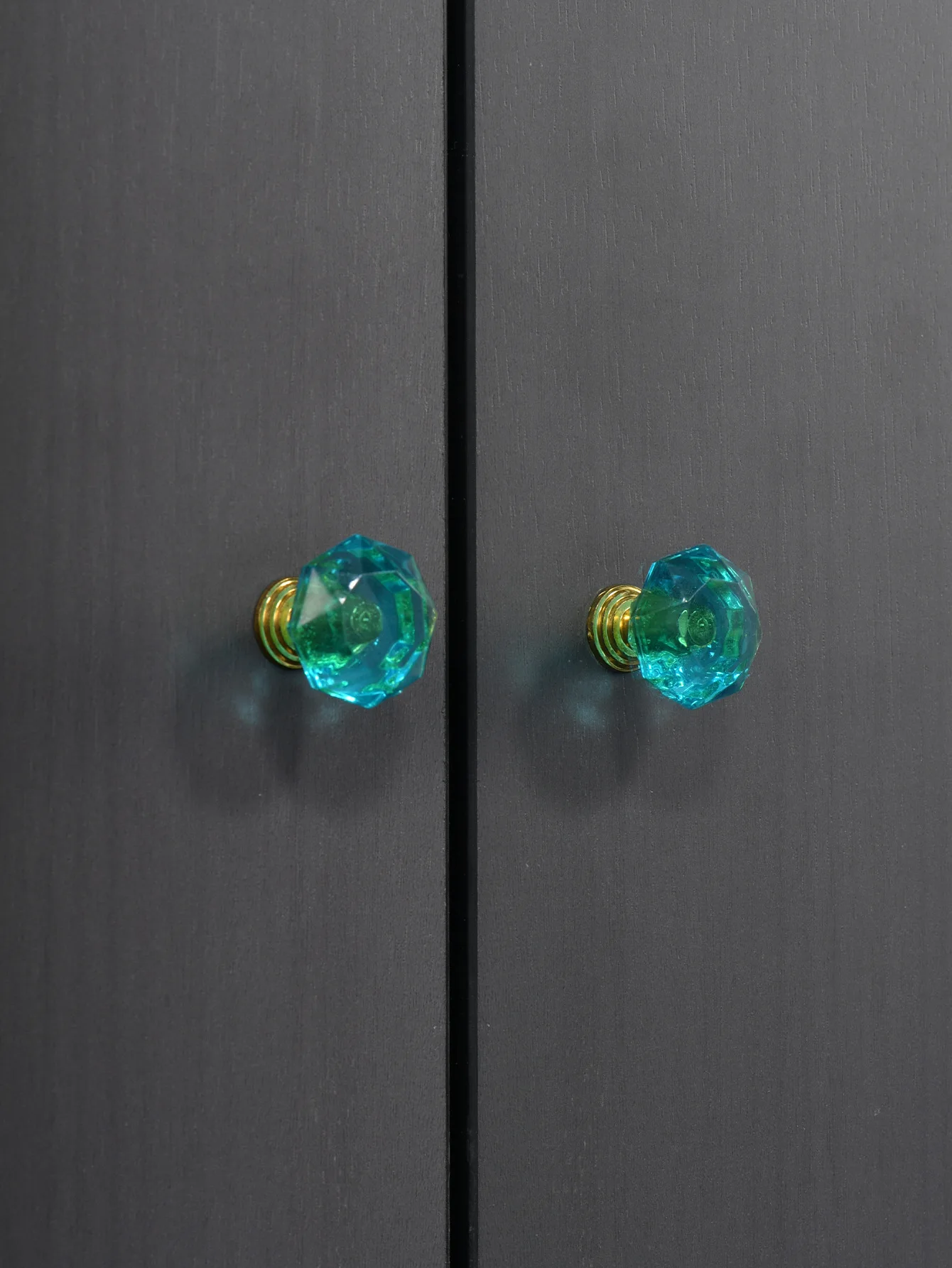 Colorful Crystal Acrylic Transparent Handle for Door Cabinets Drawers and Furniture Hardware Cabinet Door Handles