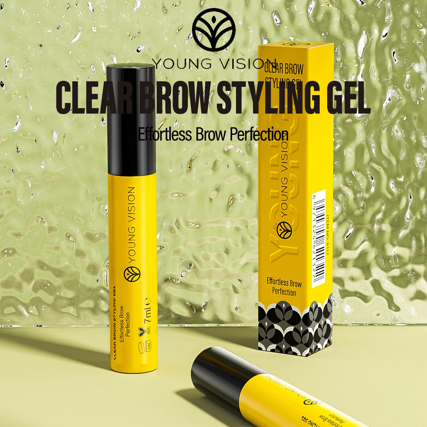 Waterproof Eyebrow Styling Gel Long-lasting Eye Makeup Product Transparent with Large Brush Heads Natural Brow Gel Private Label