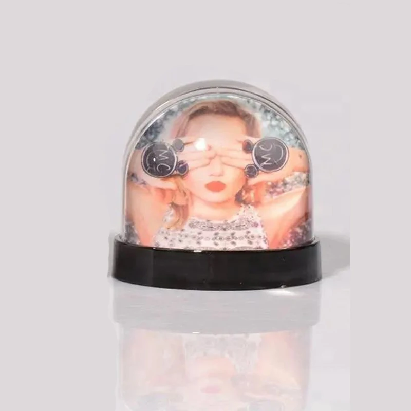 Qualisub Factory Price Sublimation Snow globes Liquid Photo frame blank for DIY printing
