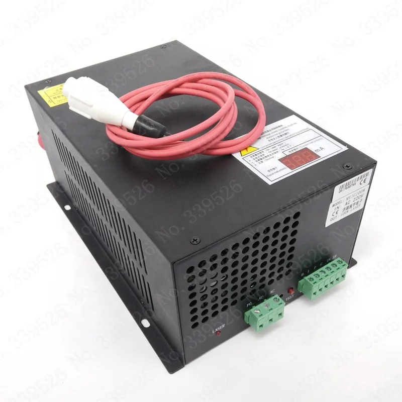 MYJG100W 220v or 110v CO2 Laser power supply for 80w 100W engraving and cutting machine