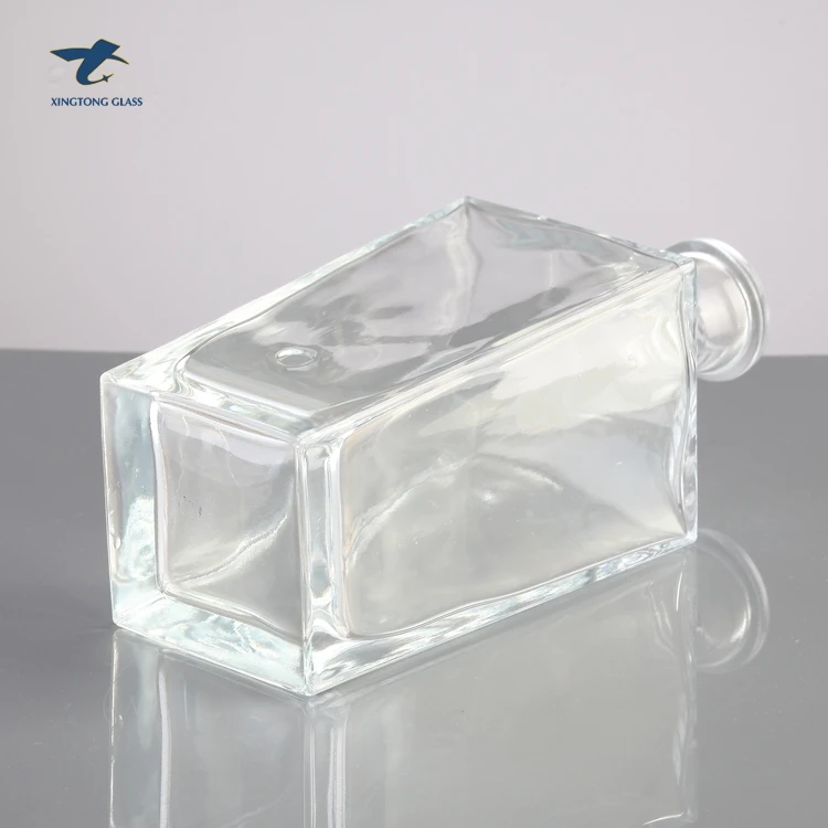 750ml 1 Liter  Vodka Whiskey Rum Gin Red Liquor Glass Bottle With Logo