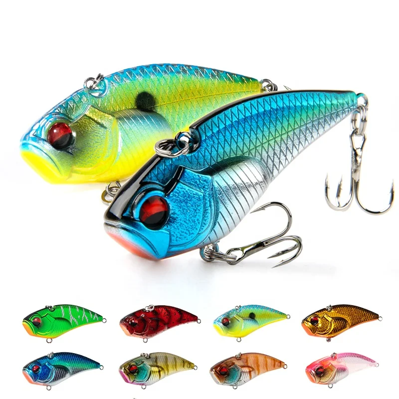 Plastic VIB Vibration Lure 9g 16g Sinking Hard Bait Chatter Vibe Fishing Wobblers