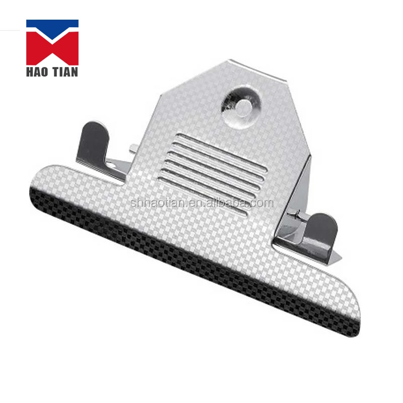 Office supplier durable metal Bright surface jumbo clip butterfly clip menu clip