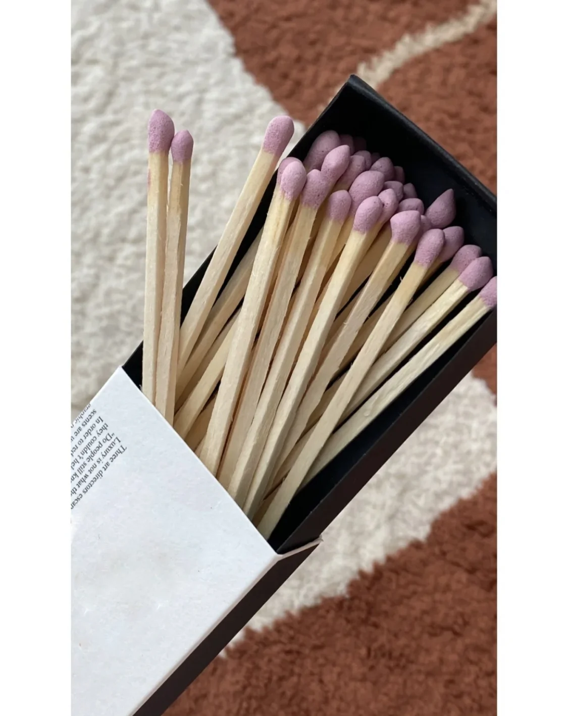 Factory direct high-quality large-capacity black high-end creative trendy cigarette match paper storage box