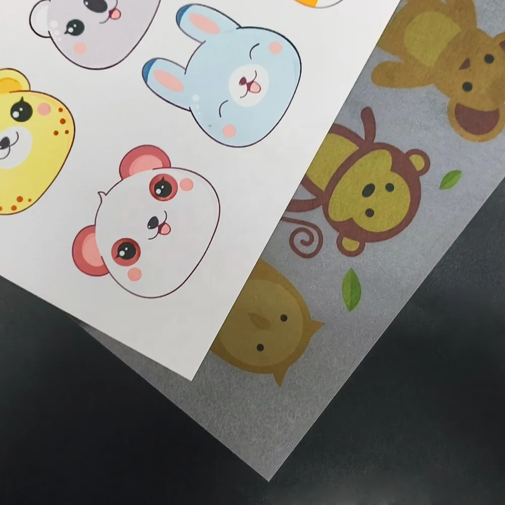 Pvc Wrap Transfer Plastic Peintable Paper Colorful Shrink Film Sheets Pet Inkjet White Printable Heat Shrink Plastic Paper