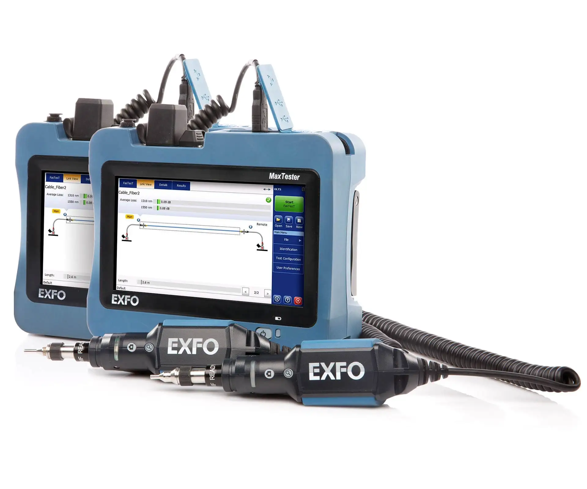 Original EXFO MAX-940/945 OLTS EXFO MaxTester OPTICAL LOSS TEST SET