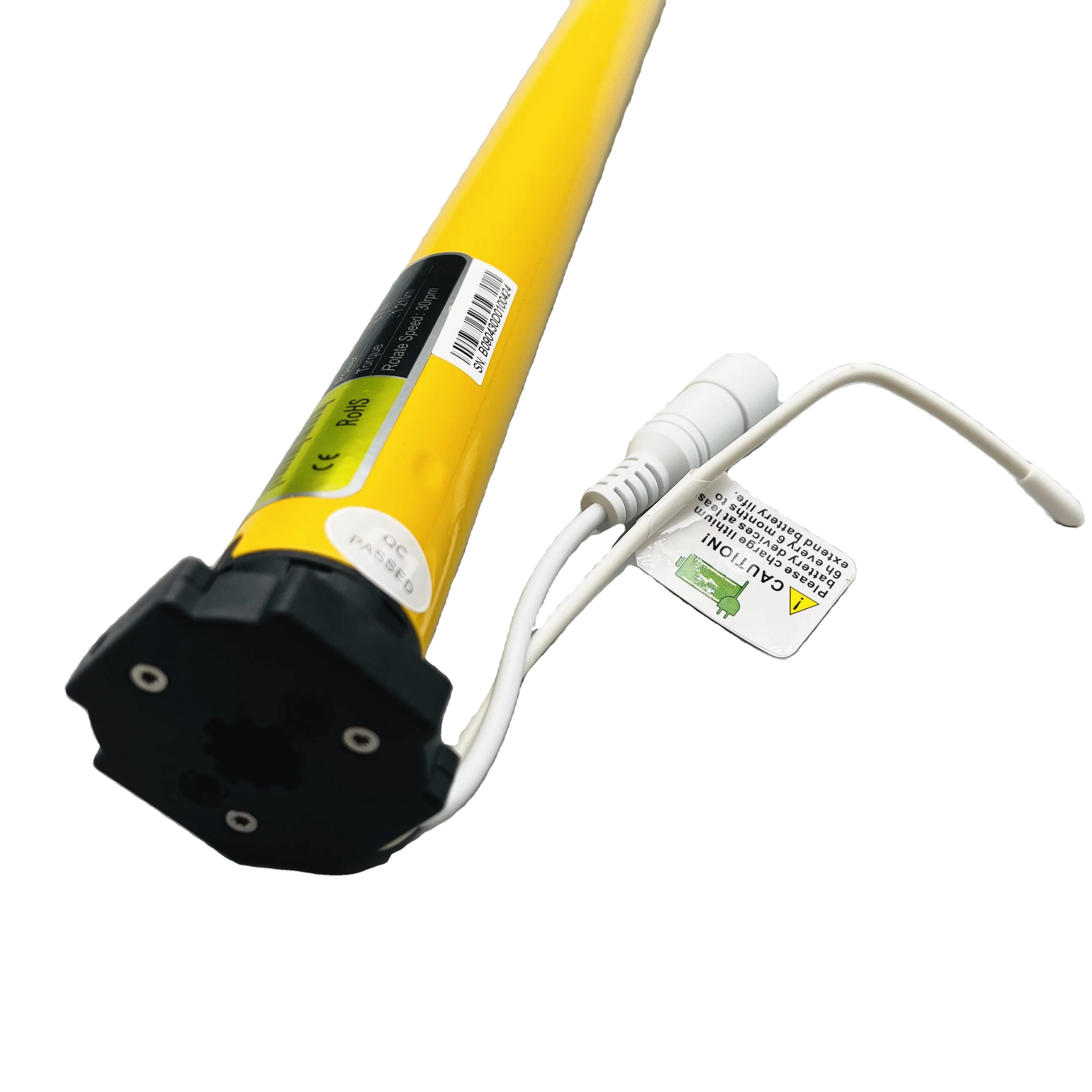 AOK 25mm Lithium Battery Low Noise Electronic  Tubular Motor