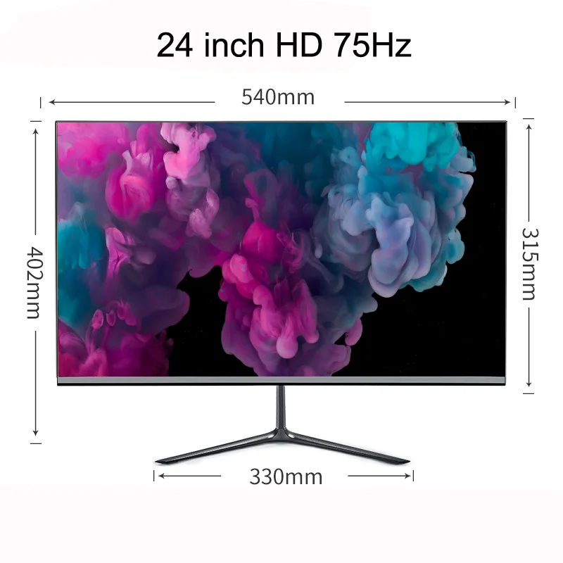Оптовая продажа с фабрики 24 дюймовый изогнутый компьютерный монитор СВЕТОДИОДНЫЙ монитор 75 Гц игровой IPS ЖК-экран 144 Гц монитор Мальчики