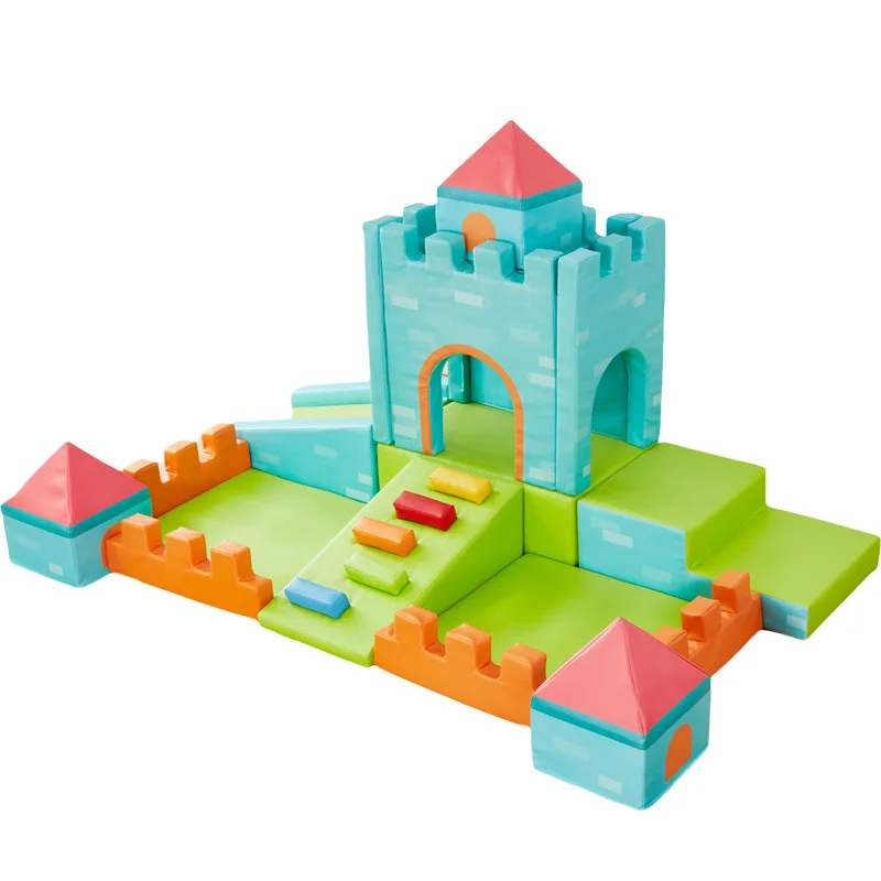 Customized Preschool Childcare Center Kids Zone Indoor Soft Playground Sensory Castle Theme Indoor Soft Playground Comercial