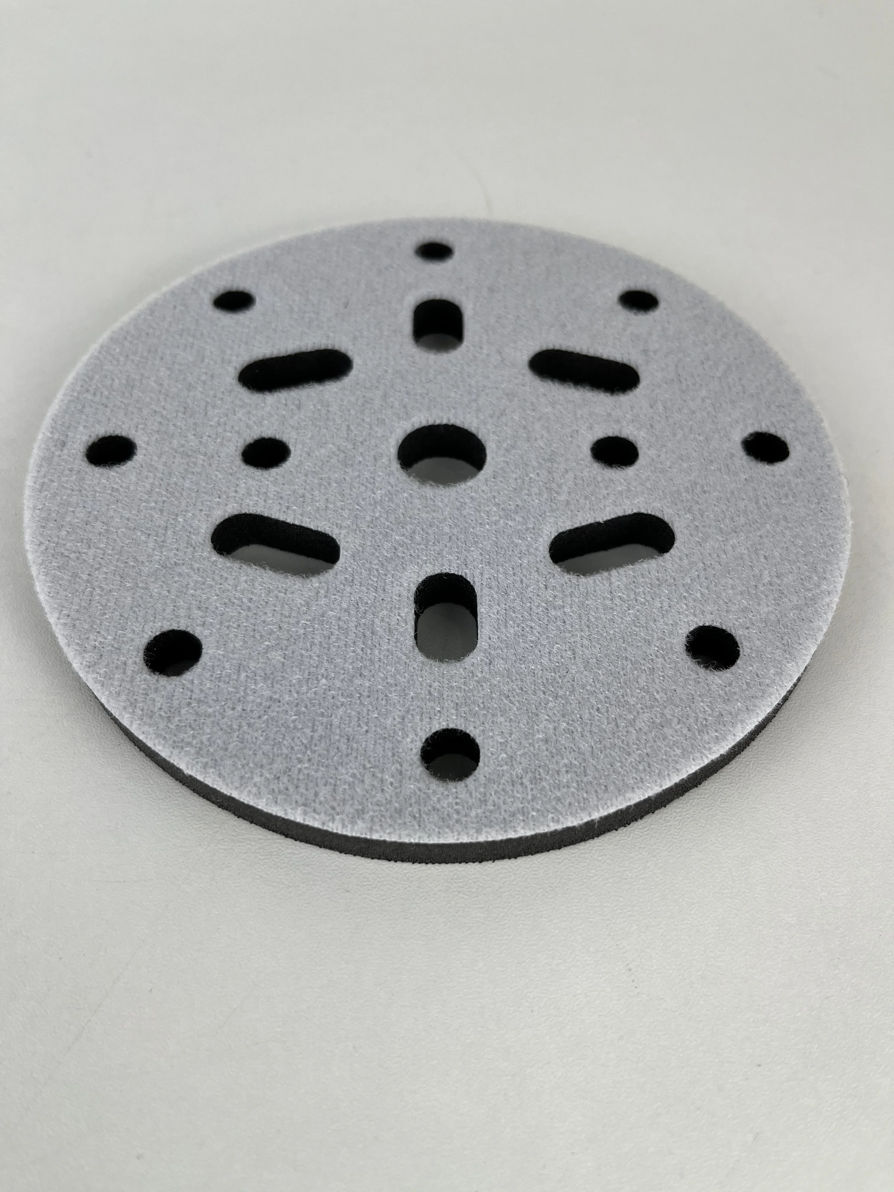 6 дюймов, 17 отверстий, толстые мягкие прокладки для интерфейса, крючок и петля, 6 дюймов, губчатая подушка, буферная подкладка для полировальных и шлифовальных машин